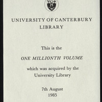 Catalogue of the Rudimentary series bookplate